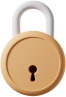 casual-life-3d-yellow-padlock 1